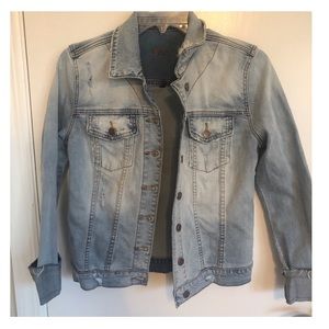 Kut from the Kloth Distressed Denim Jacket